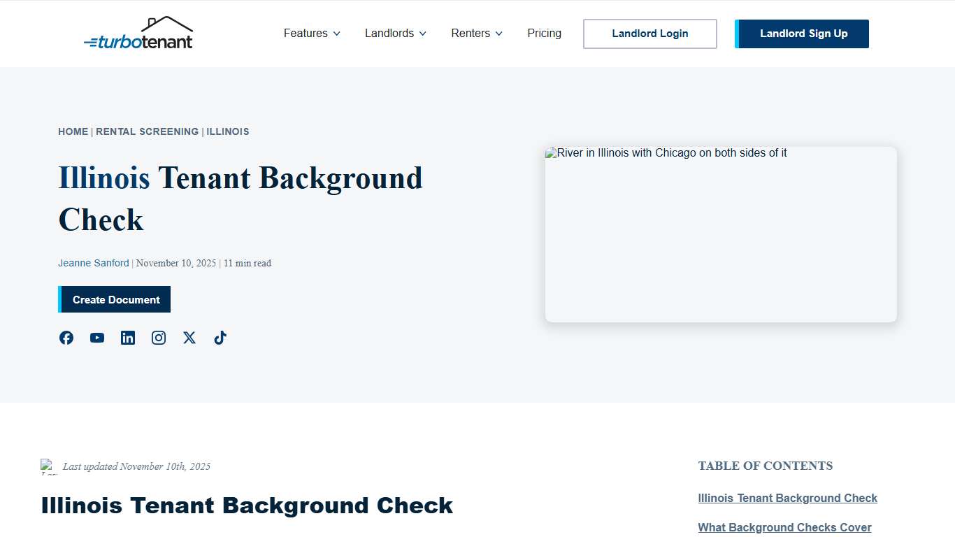 Tenant Background Check Illinois Laws, Info & How to Run